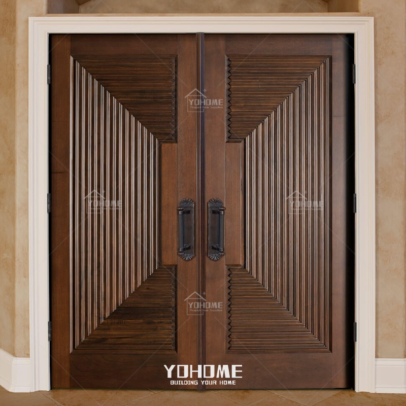 Double Wooden Exterior Door Series
