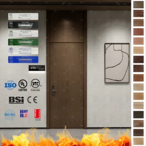 Shop Fire Rated Doors: Certified 45-minute wood doors for hotels and apartments, trusted by top suppliers in China and internationally.