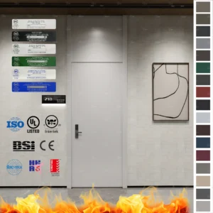 Fire Doors for classrooms, apartments, hospitals, and hotels. Manufactured by China’s leading producer, offering safety, reliability, and durability.