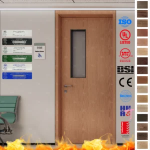 UL WH certified, fireproof entrance doors in 20/45/60 min ratings. Top-quality design by China’s premier door manufacturer.