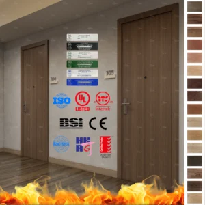 Get EU & UK certified fireproof apartment doors from China’s leading supplier. Built for safety, reliability, and long-lasting protection.