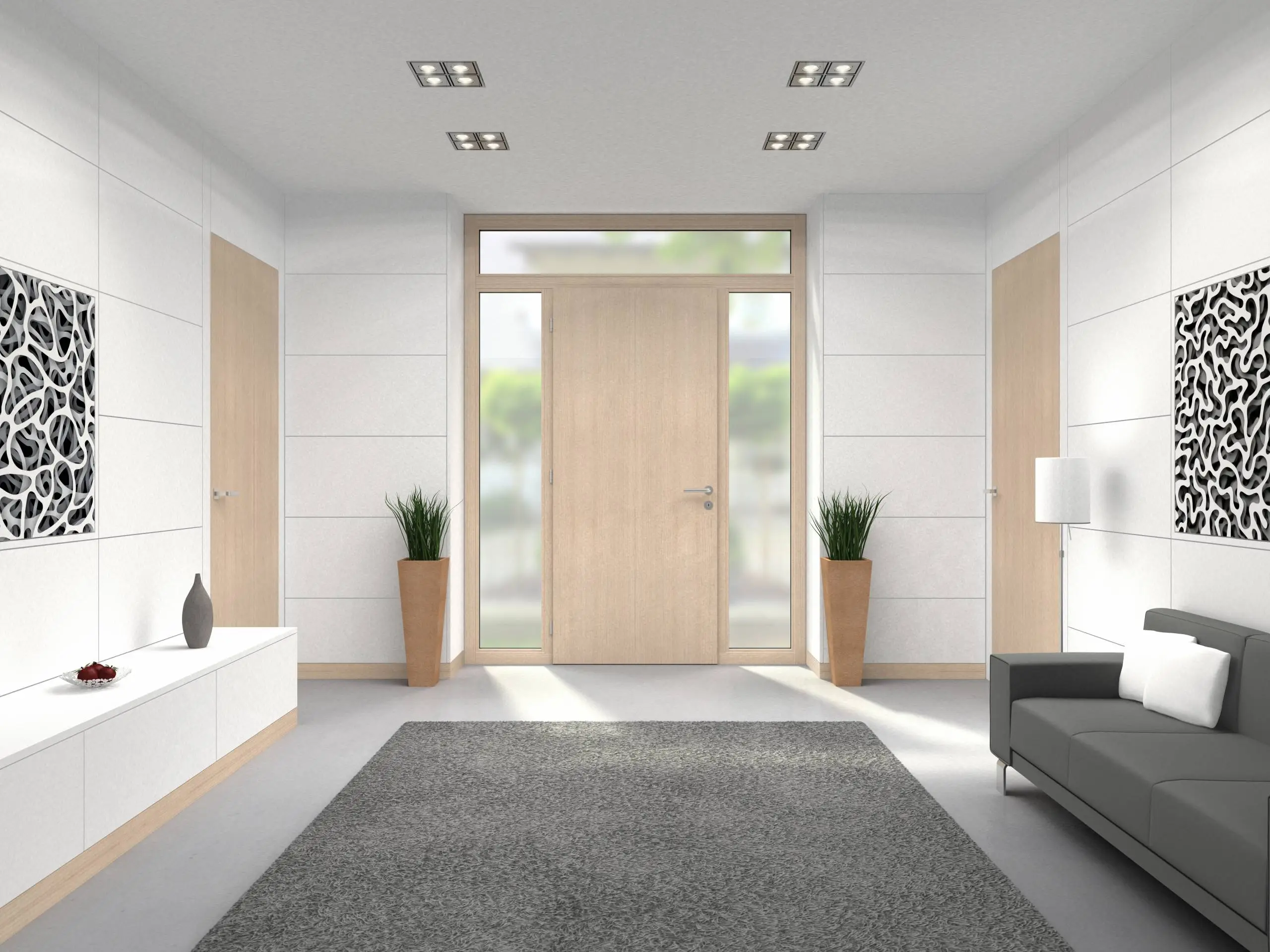 Elegant flat door with a seamless, modern look for minimalist homes.