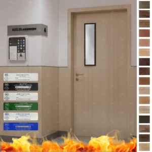 Shop Fire Rated Doors for classrooms. With 30, 60, and 90-minute fireproof, soundproof, and smokeproof solutions.