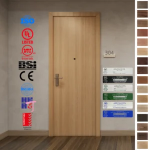 Upgrade your apartment with our China Factory Direct wood fireproof doors.